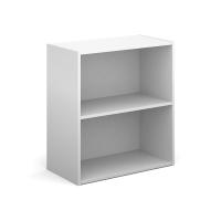CONTRACT LOW BOOKCASE 830MM WHT