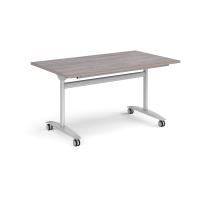 FLIPTOP TABLE RECTANGLE 1400X800 GRY OAK