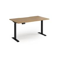 ELEV8 CONTRACT DESK 1400X800 BLK/OAK