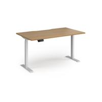 ELEV8 CONTRACT DESK 1400X800 WHT/OAK