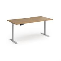 ELEV8 CONTRACT DESK 1600X800 SLV/OAK