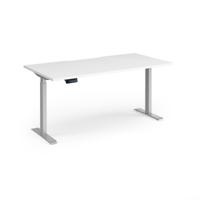 ELEV8 CONTRACT DESK 1600X800 SLV/WHT