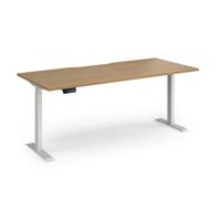 ELEV8 CONTRACT DESK 1800X800 WHT/OAK
