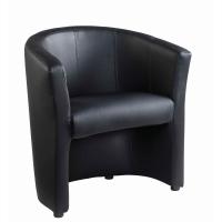 LONDON LEATHER RECEPTION CHAIR