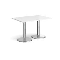 PISA RECT DINING TABLE 1200X800 WHT