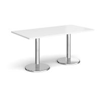 PISA RECT DINING TABLE 1600X800 WHT