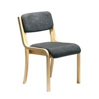 PRAGUE CONFERENCE ARM CHAIR WOOD/CHAR