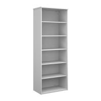 O/STYLE DELUXE BOOKCASE 2140MM WHT