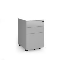 STEEL 3 DRAWER WIDE MOBILE PEDESTAL