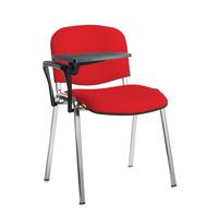 TAURUS STACKING ARM CHAIR +TAB CHM/RED