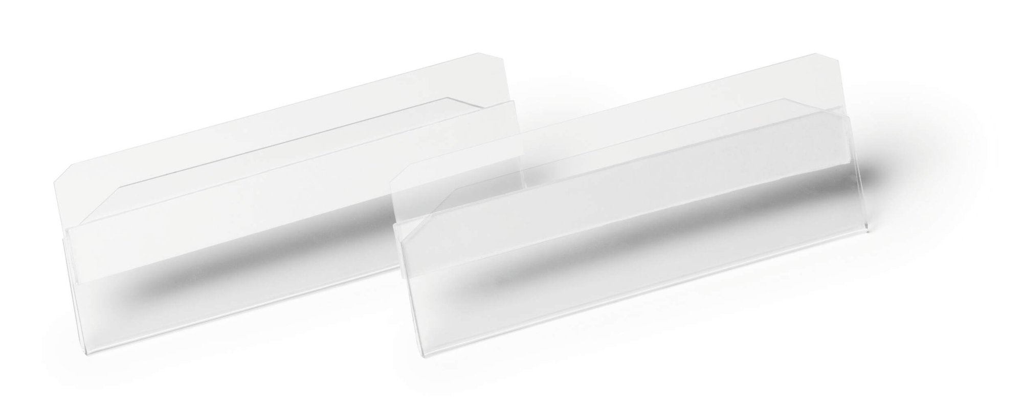 DURABLE ADHESIVE POCKET 100X38MM CLEAR (