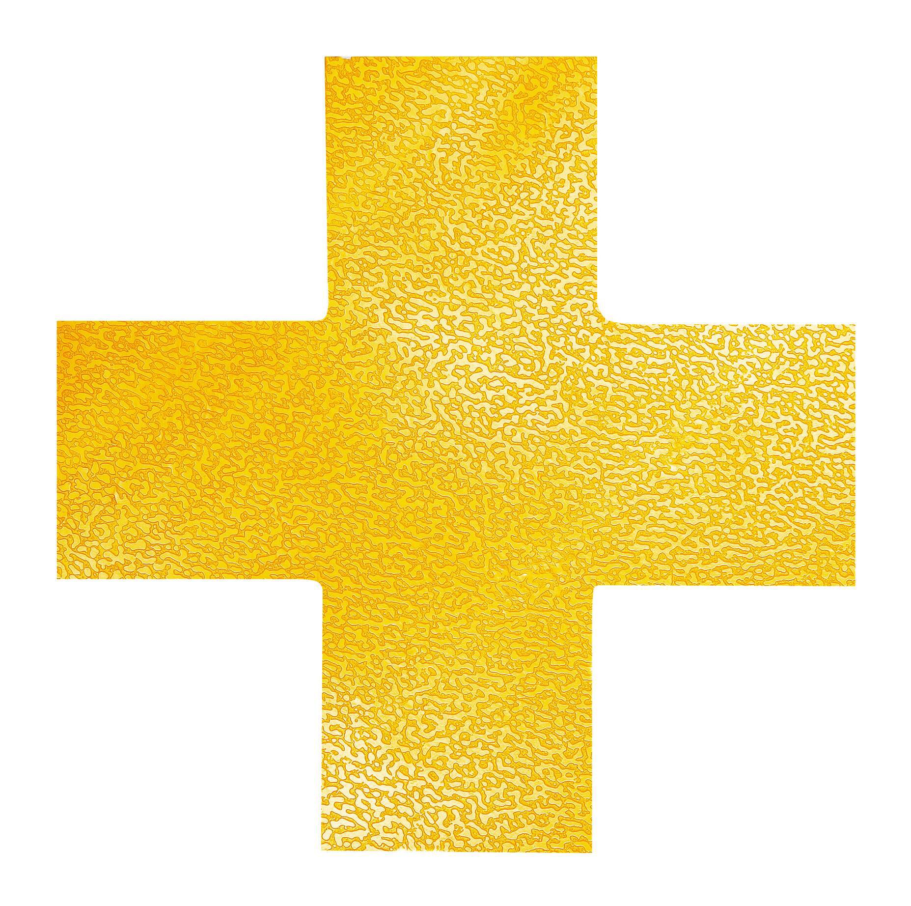 DURABLE FLOOR SHAPE âCROSSâ YELLOW (