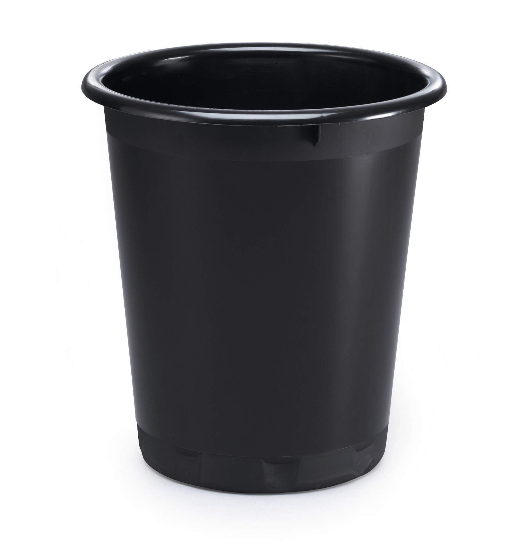 DURABLE BASIC WASTE BIN 13L BLACK