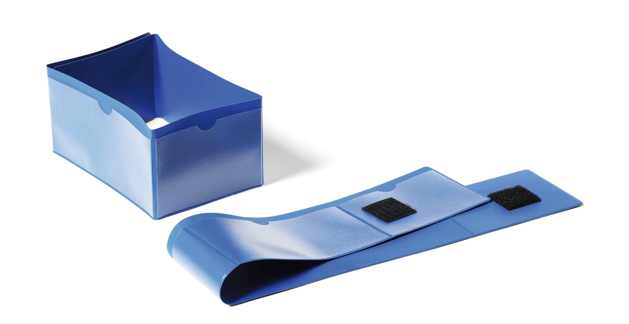 DURABLE PALLET FOOT SLEEVE BLUE (50)