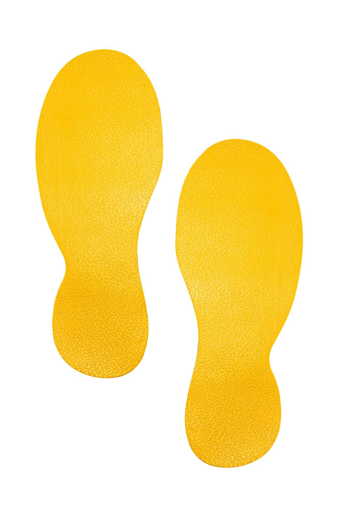DURABLE FLOOR SHAPE âFOOTâ YELLOW (1