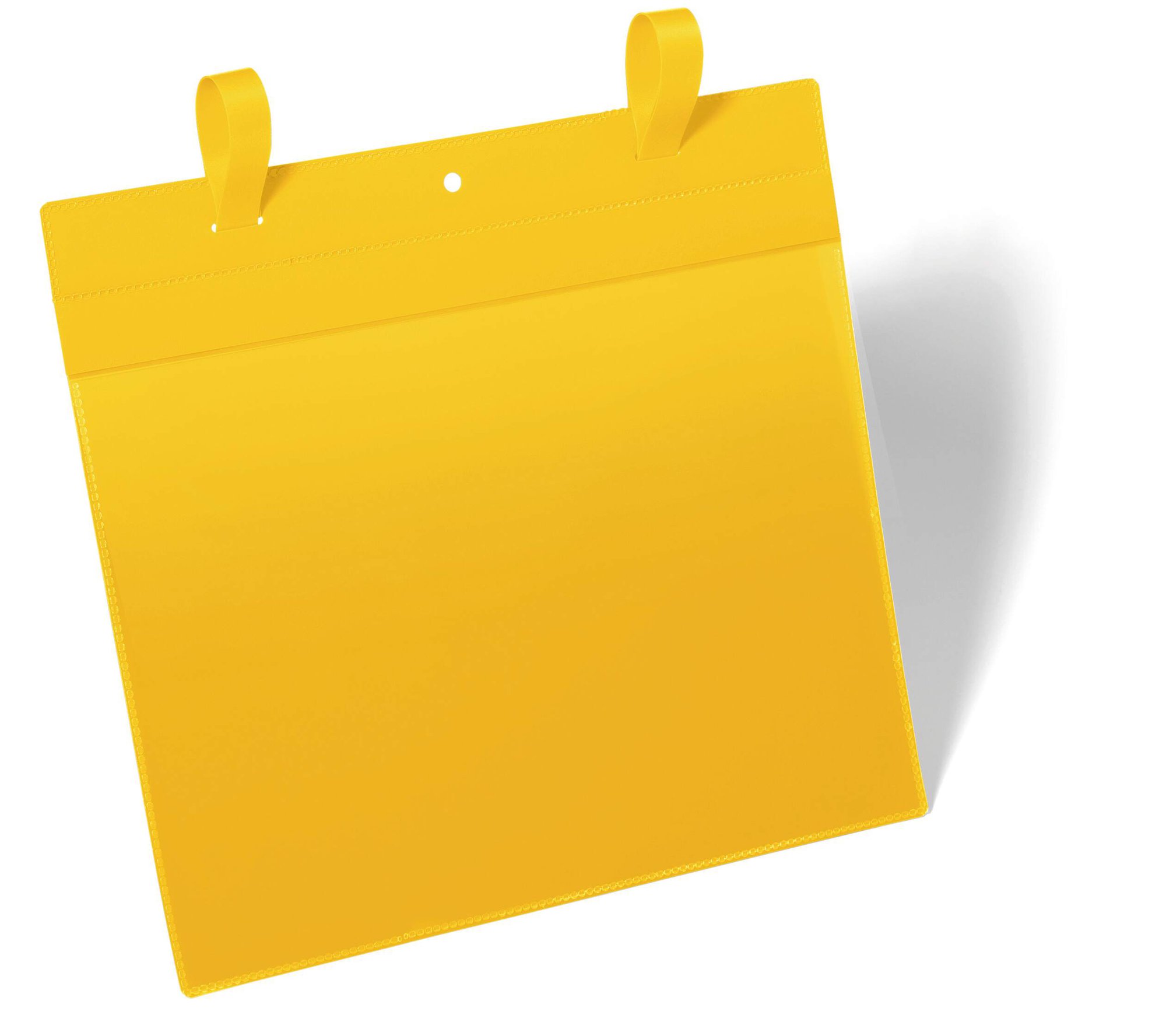 DURABLE STRAPED POCKET A4 YELLOW (50)
