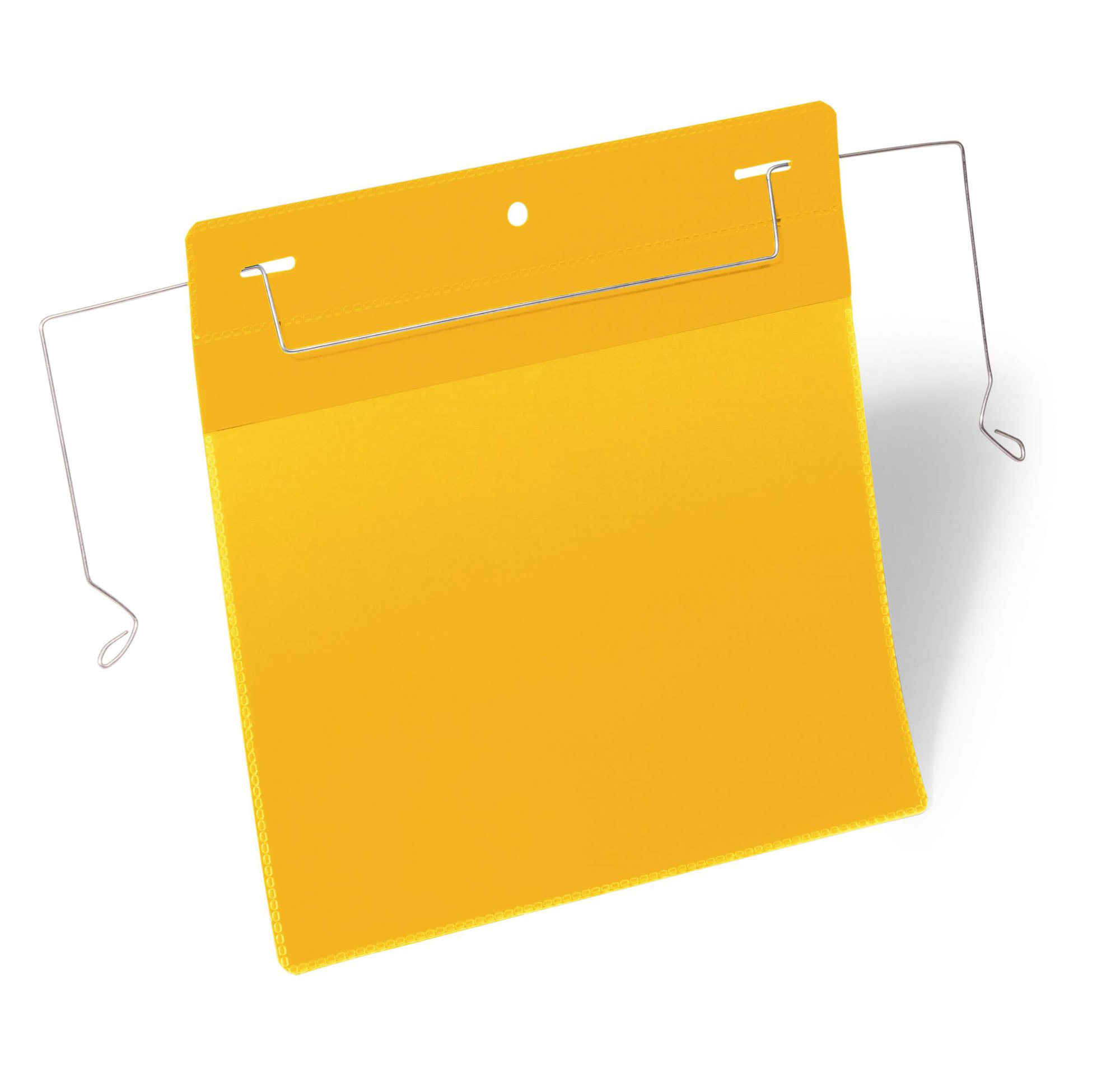 DURABLE WIRE HANGER POCKET A5 YELLOW (50