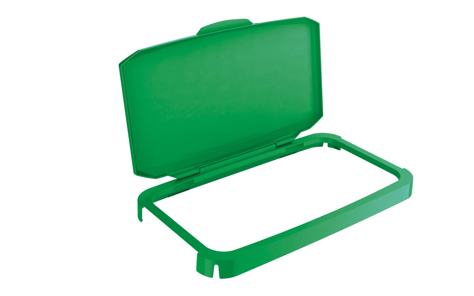 DURABLE DURABIN 60L HINGED LID GREEN