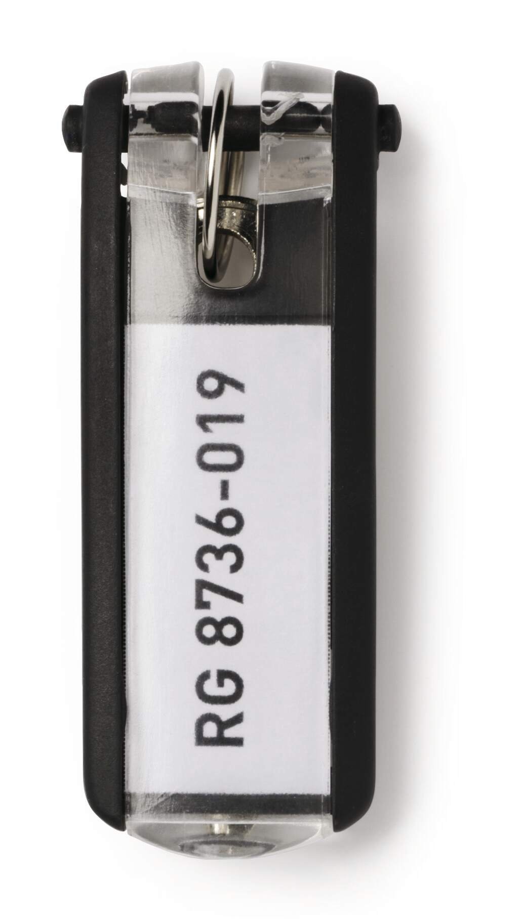 DURABLE KEY CLIPS 6 BLACK (6)