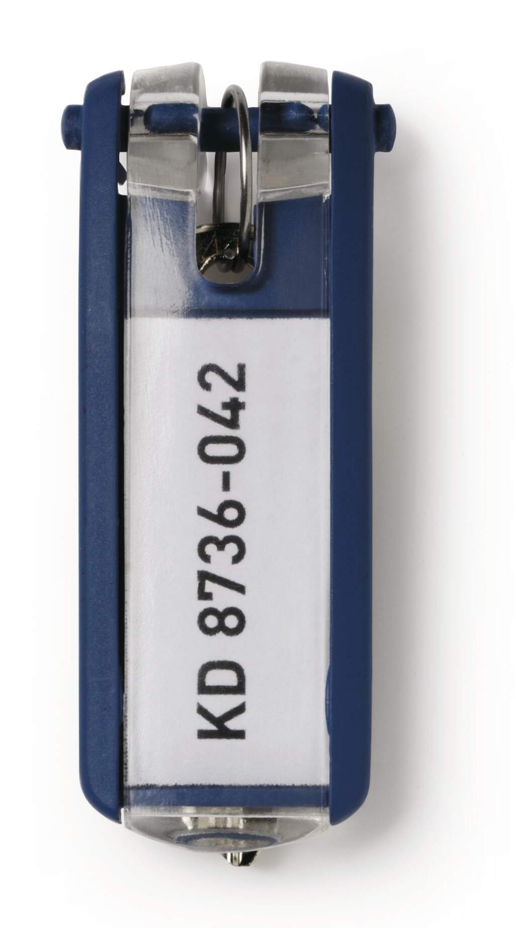 DURABLE KEY CLIPS 6 DARK BLUE (6)