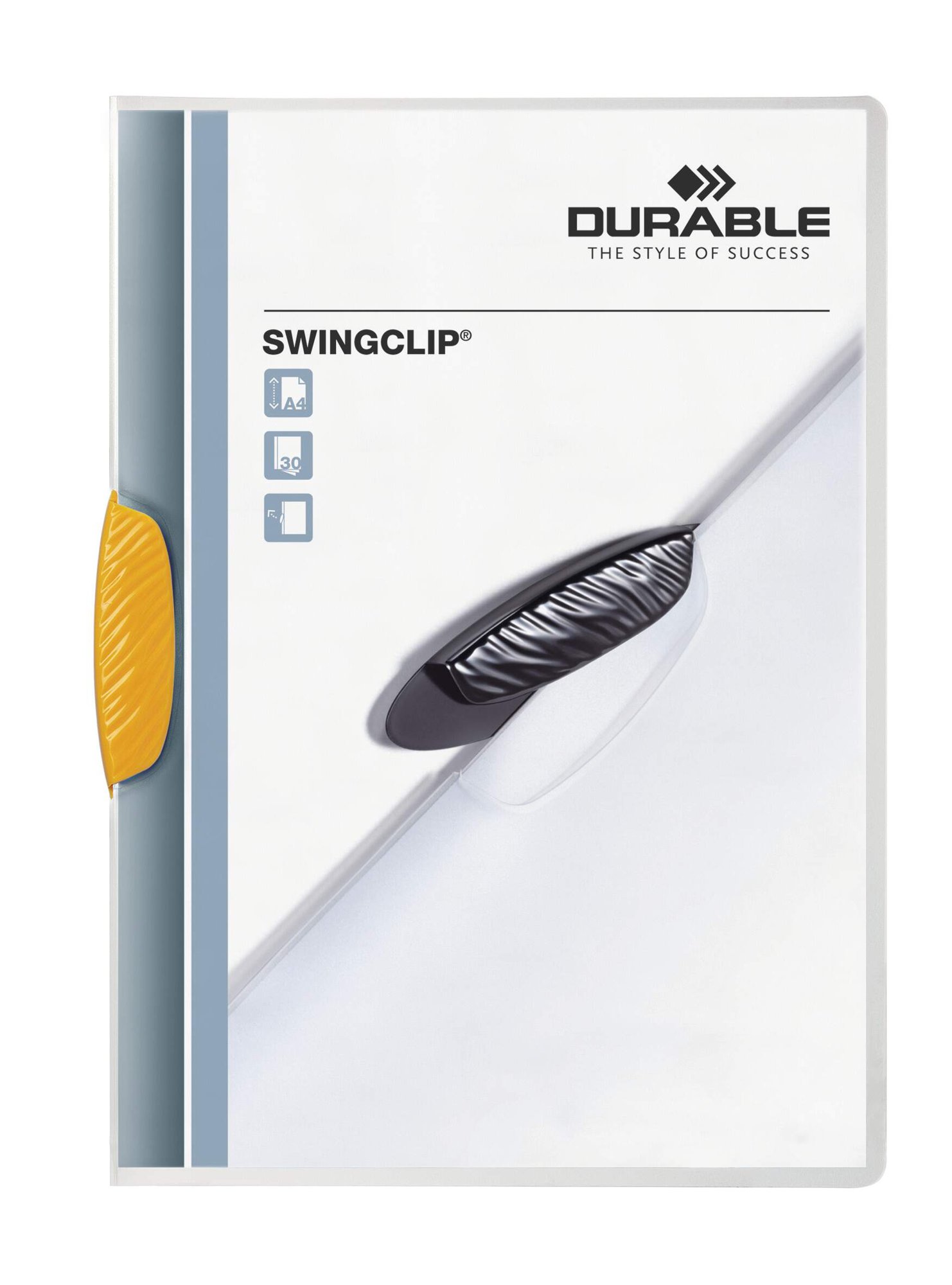 DURABLE SWINGCLIP A4 FOLDER YELLOW (25)