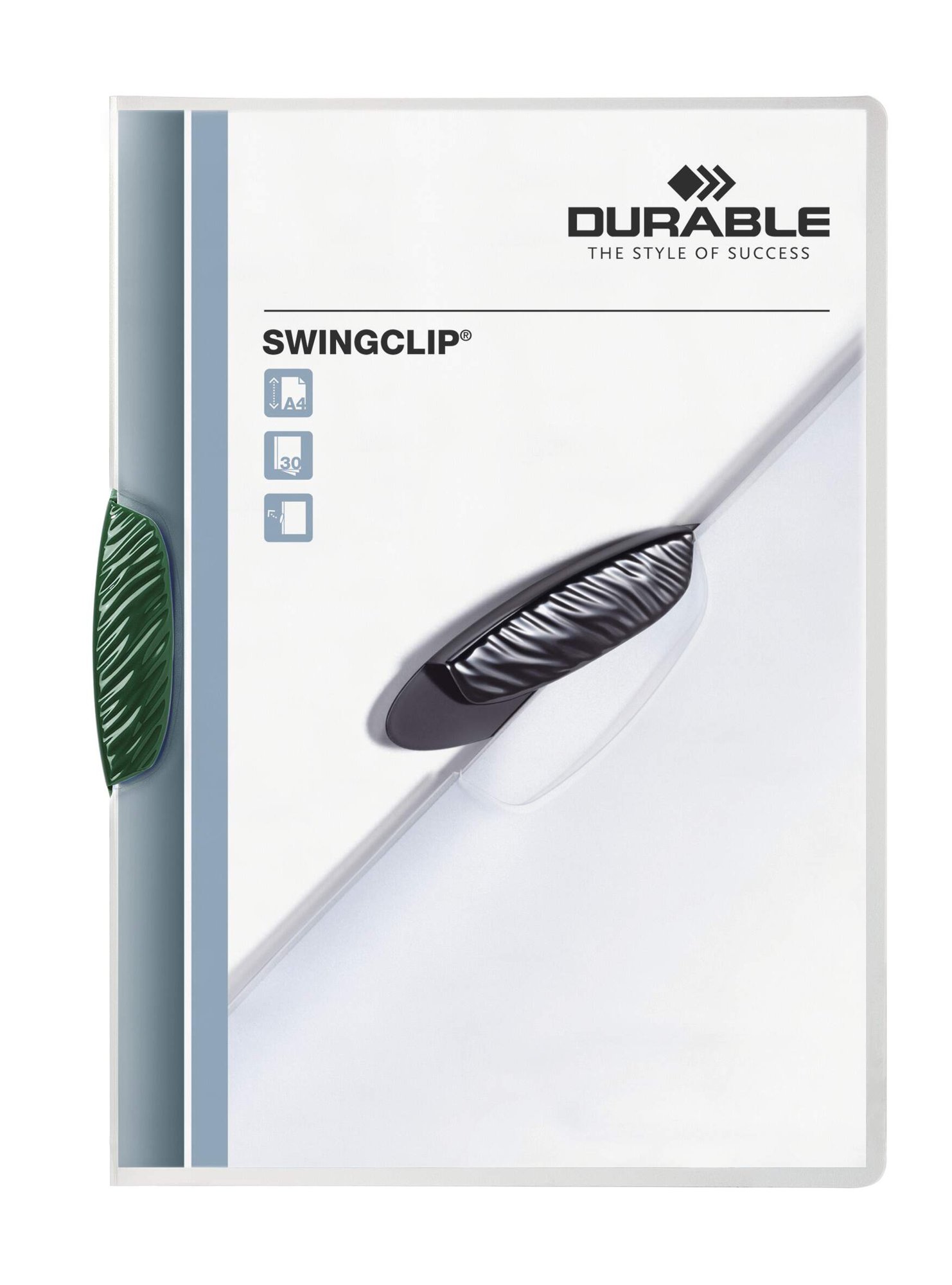 DURABLE SWINGCLIP A4 FOLDER GREEN (25)