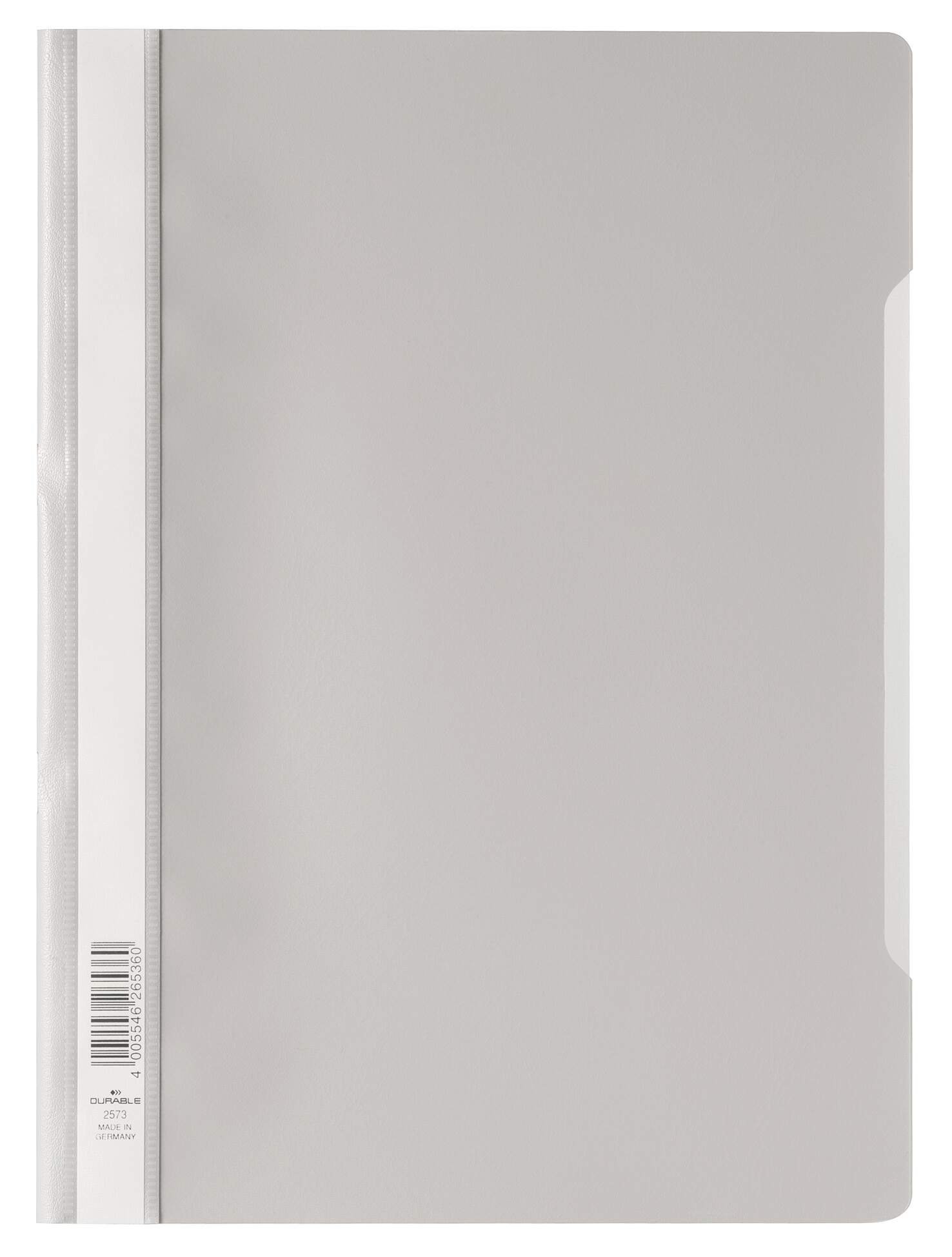 DURABLE CLEAR VIEW A4 FOLDER GREY (25)