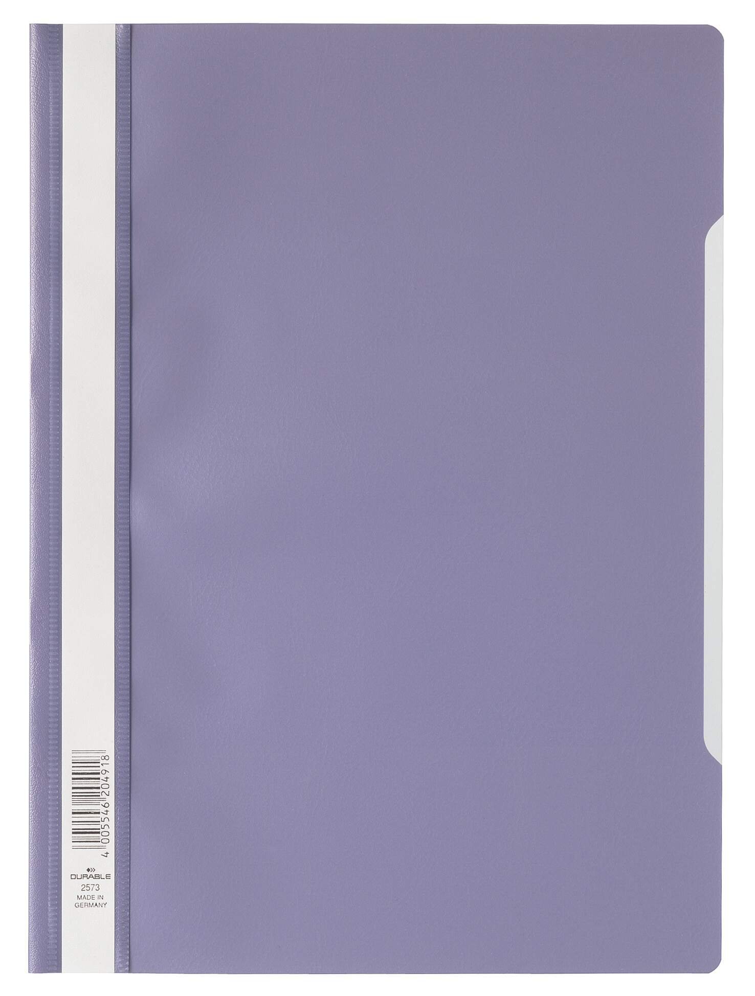DURABLE CLEAR VIEW A4 FOLDER PURPLE (25)