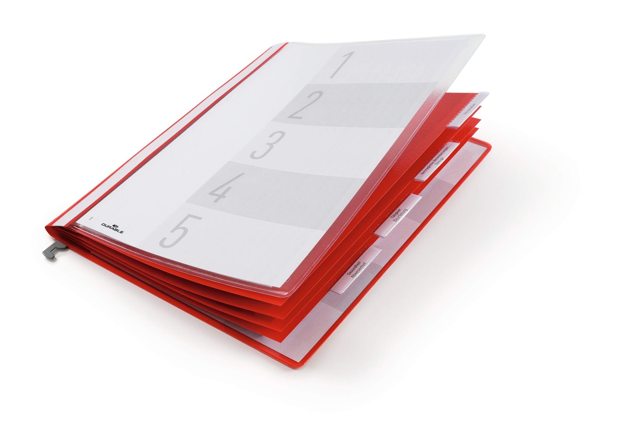 DURABLE SUSPENSION RAIL FOLDER A4 RED -