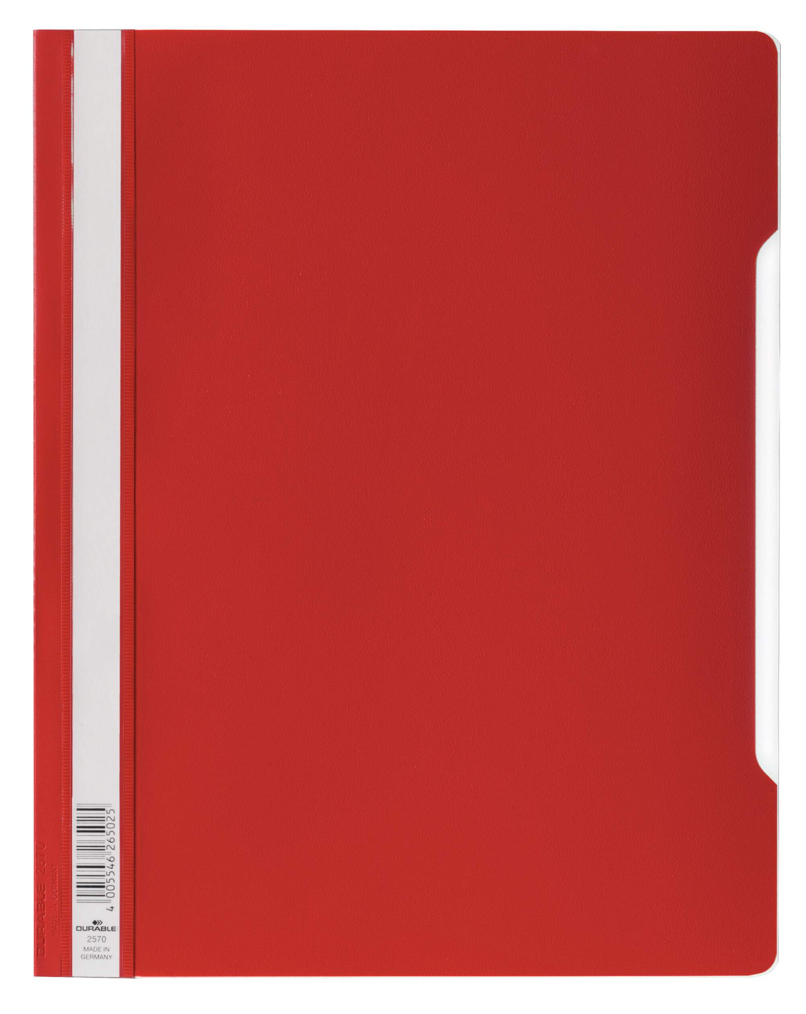 DURABLE CLEAR VIEW A4 FOLDER RED (50)