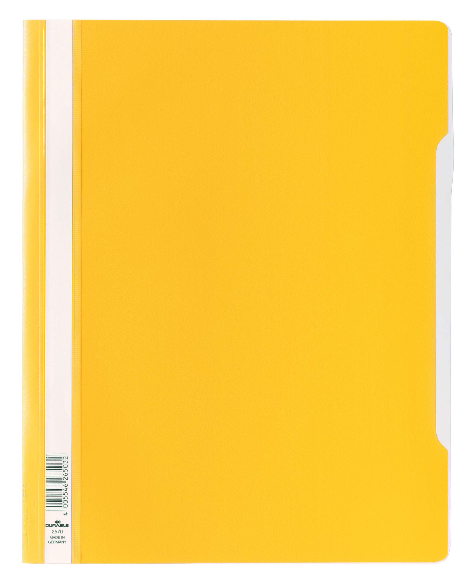 DURABLE CLEAR VIEW A4 FOLDER YELLOW (50)