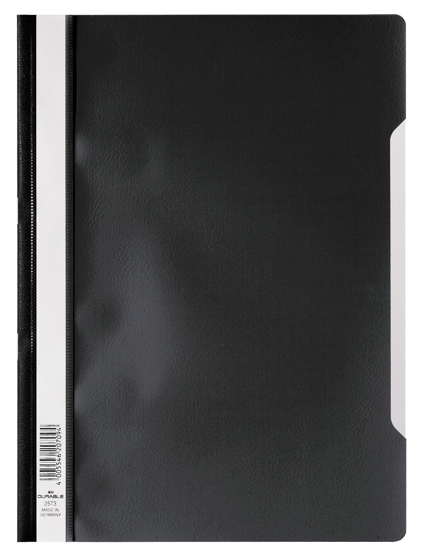 DURABLE CLEAR VIEW A4 FOLDER BLACK (50)