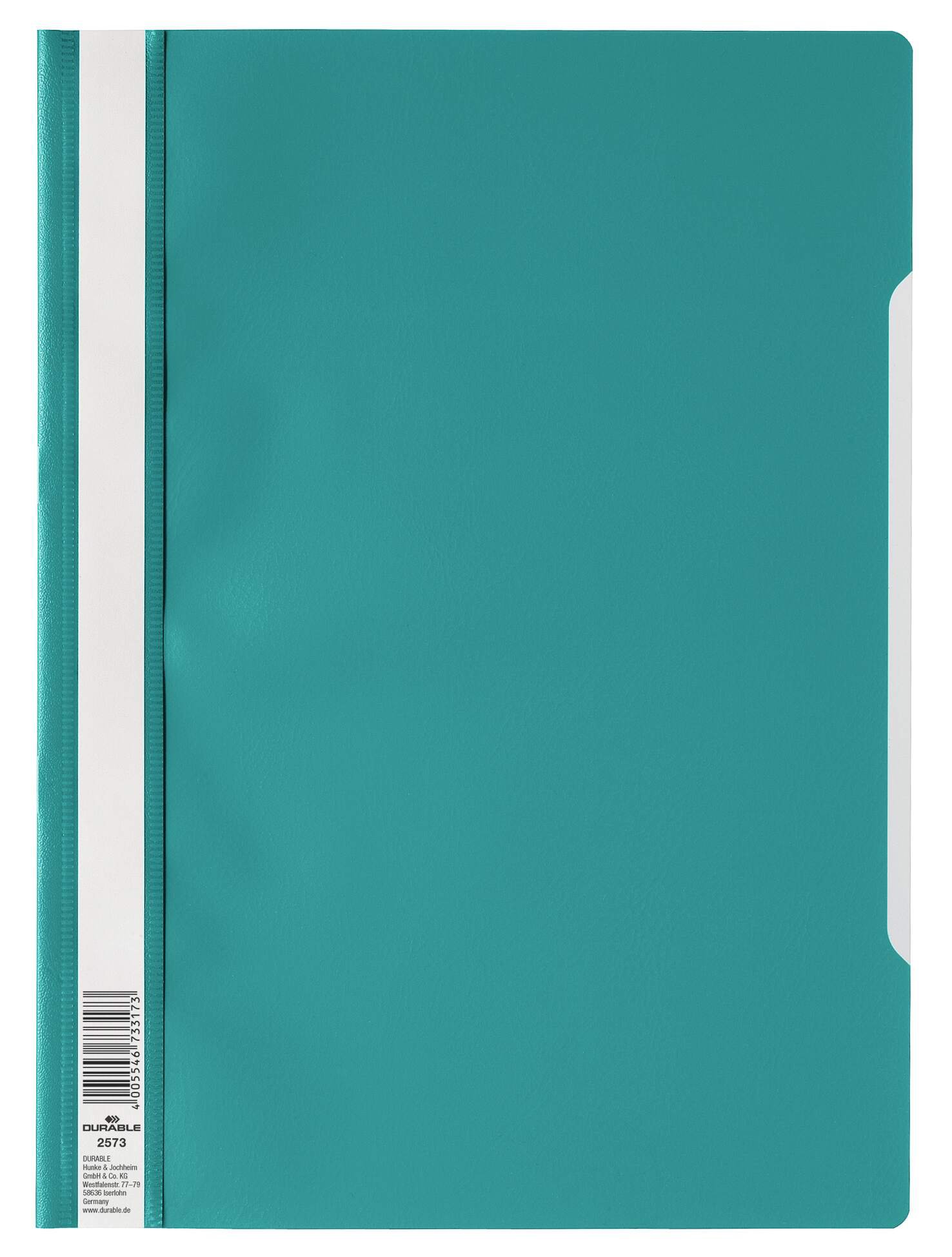 DURABLE CLEAR VIEW A4 FOLDER DARK GREEN