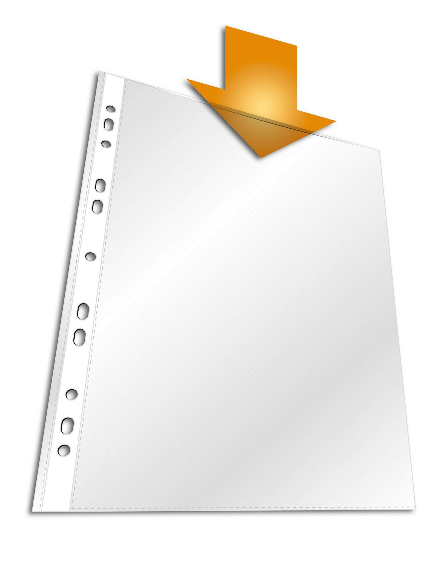 DURABLE STANDARD PUNCHED POCKETS 100 A4