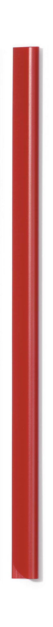 DURABLE SPINE BAR A4 6MM RED (100)