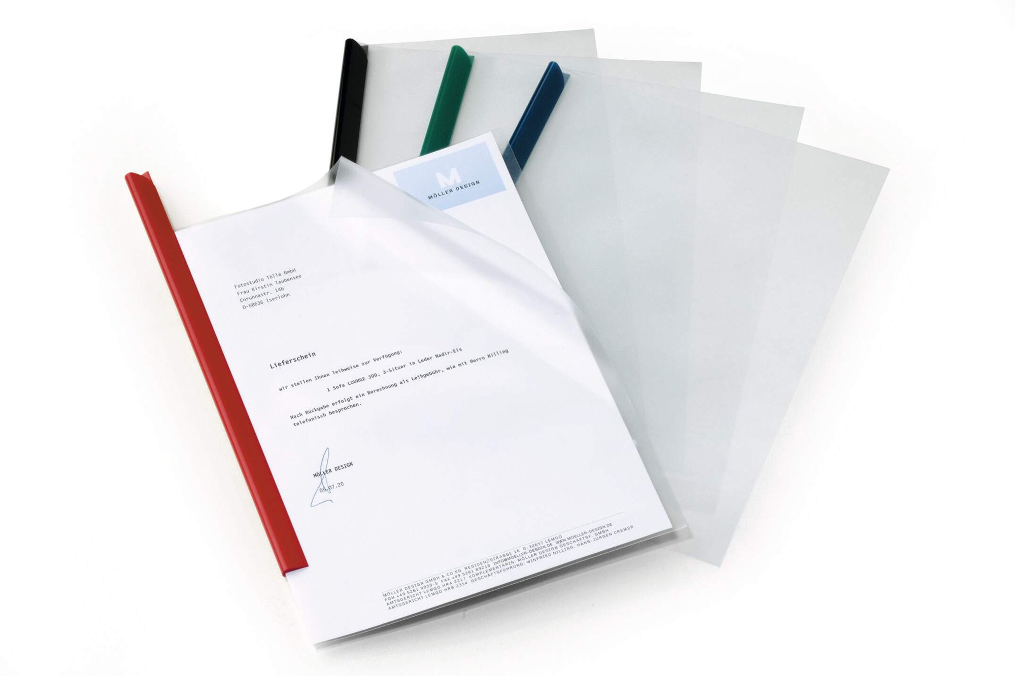 DURABLE POLYPROPYLENE REPORT COVERS A4 (