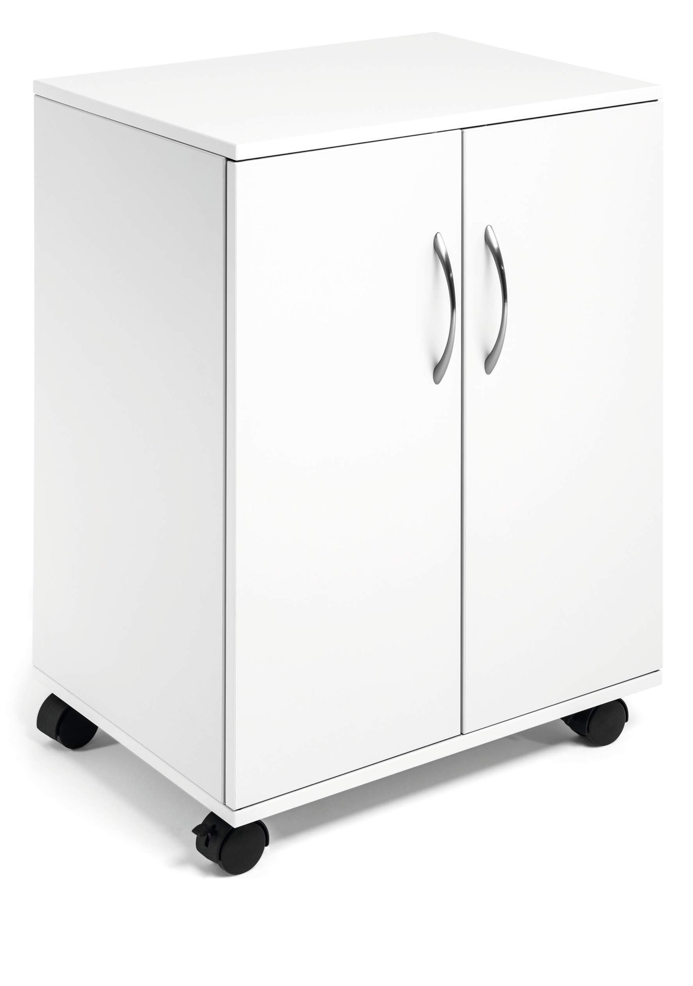 DURABLE CLOSED MULTI TROLLEY WHITE