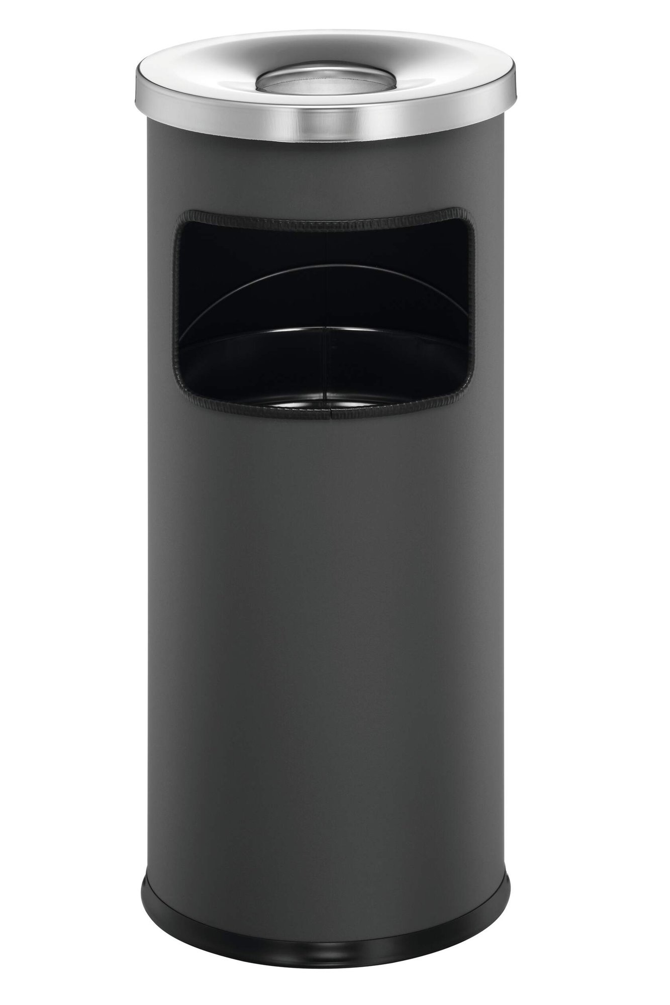 DURABLE ROUND ASHTRAY BIN 17L GREY