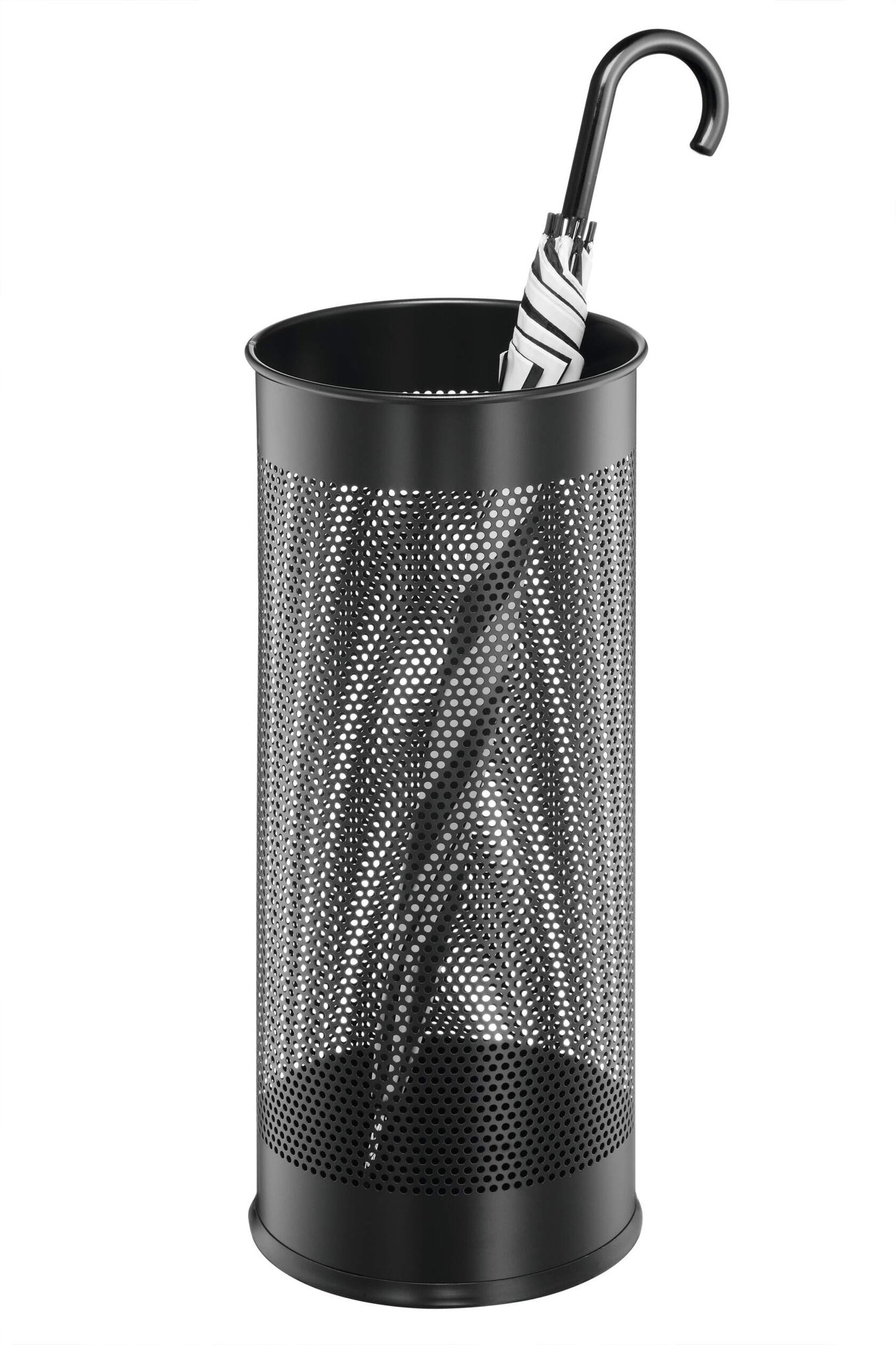 DURABLE METAL UMBRELLA STAND BLACK