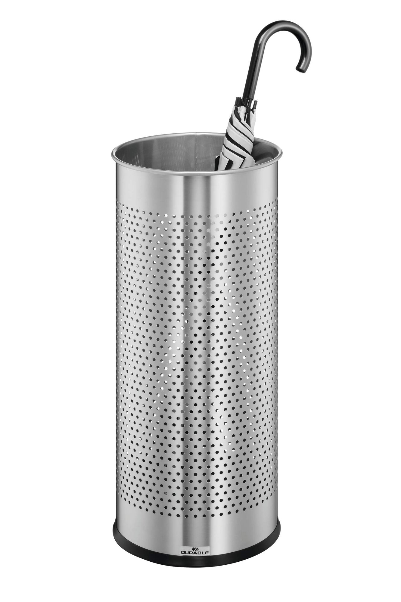DURABLE METAL UMBRELLA STAND SILVER