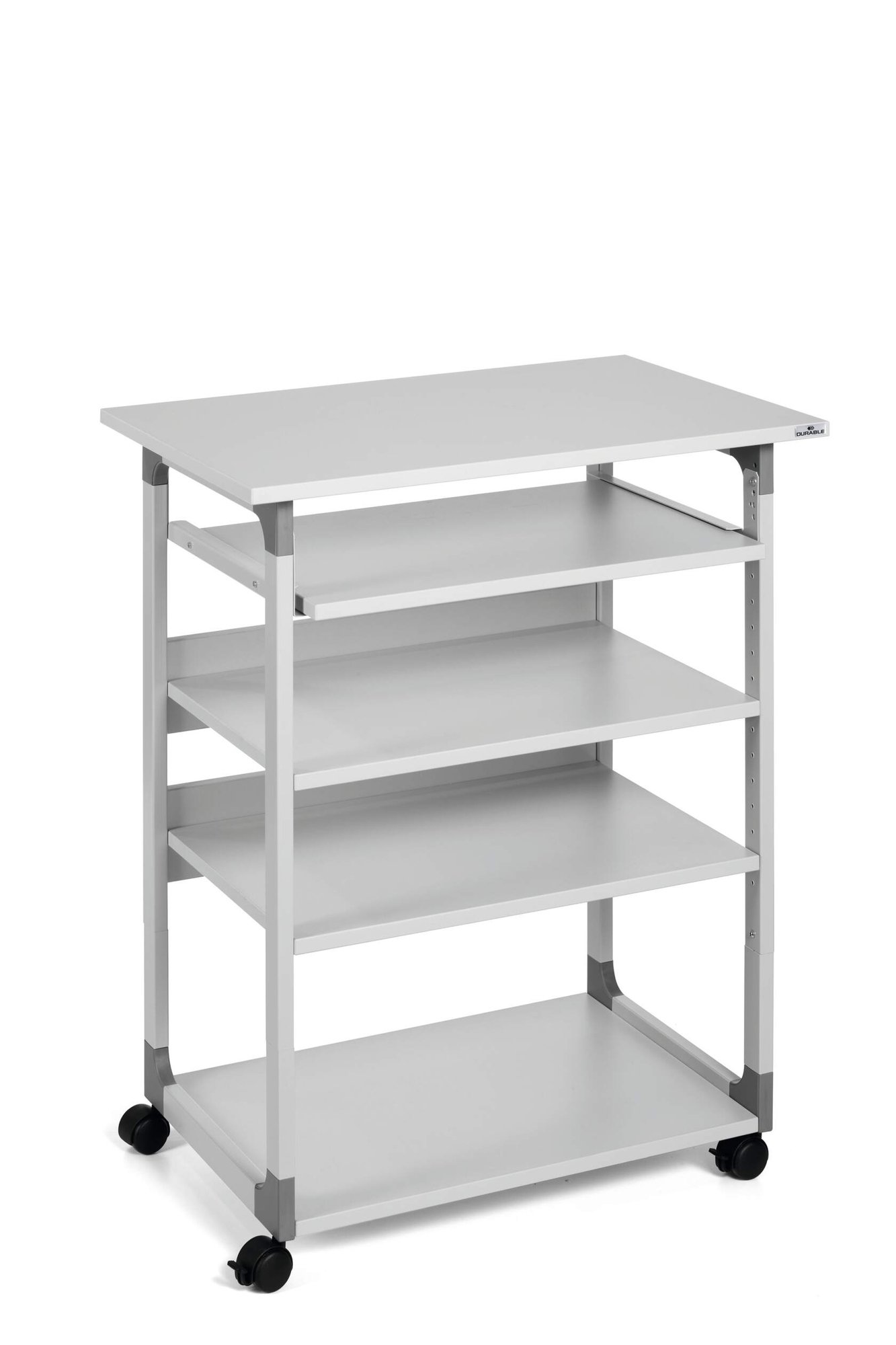 DURABLE COMPUTER TROLLEY 75 VH GREY