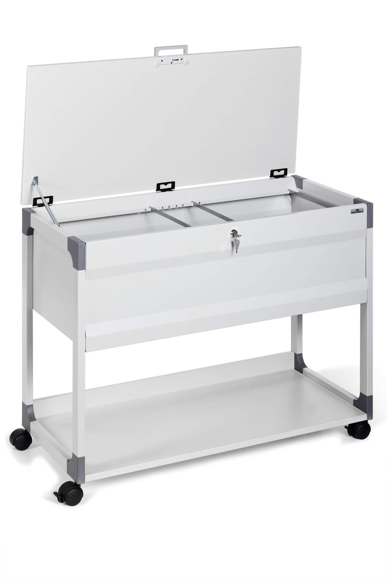 DURABLE MULTI TOP FILE TROLLEY 100 GREY