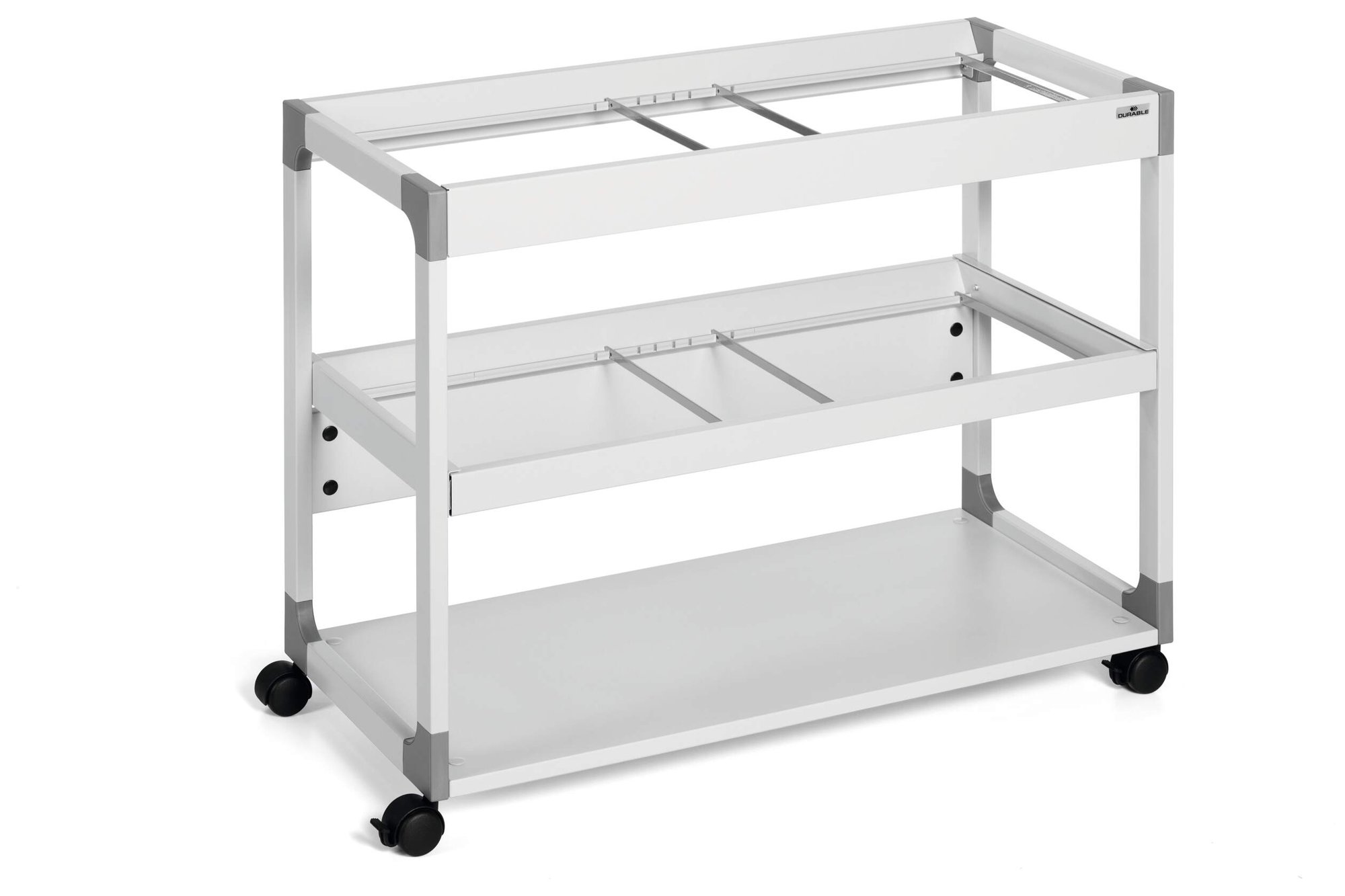DURABLE MULTI TOP FILE TROLLEY 200 GREY