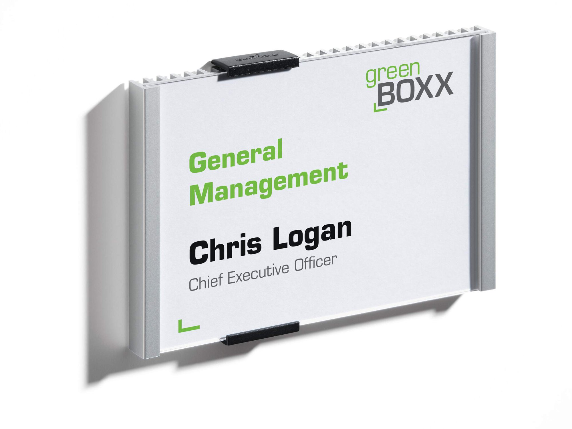 DURABLE DOORPLATE INFO SIGN 149X106MM
