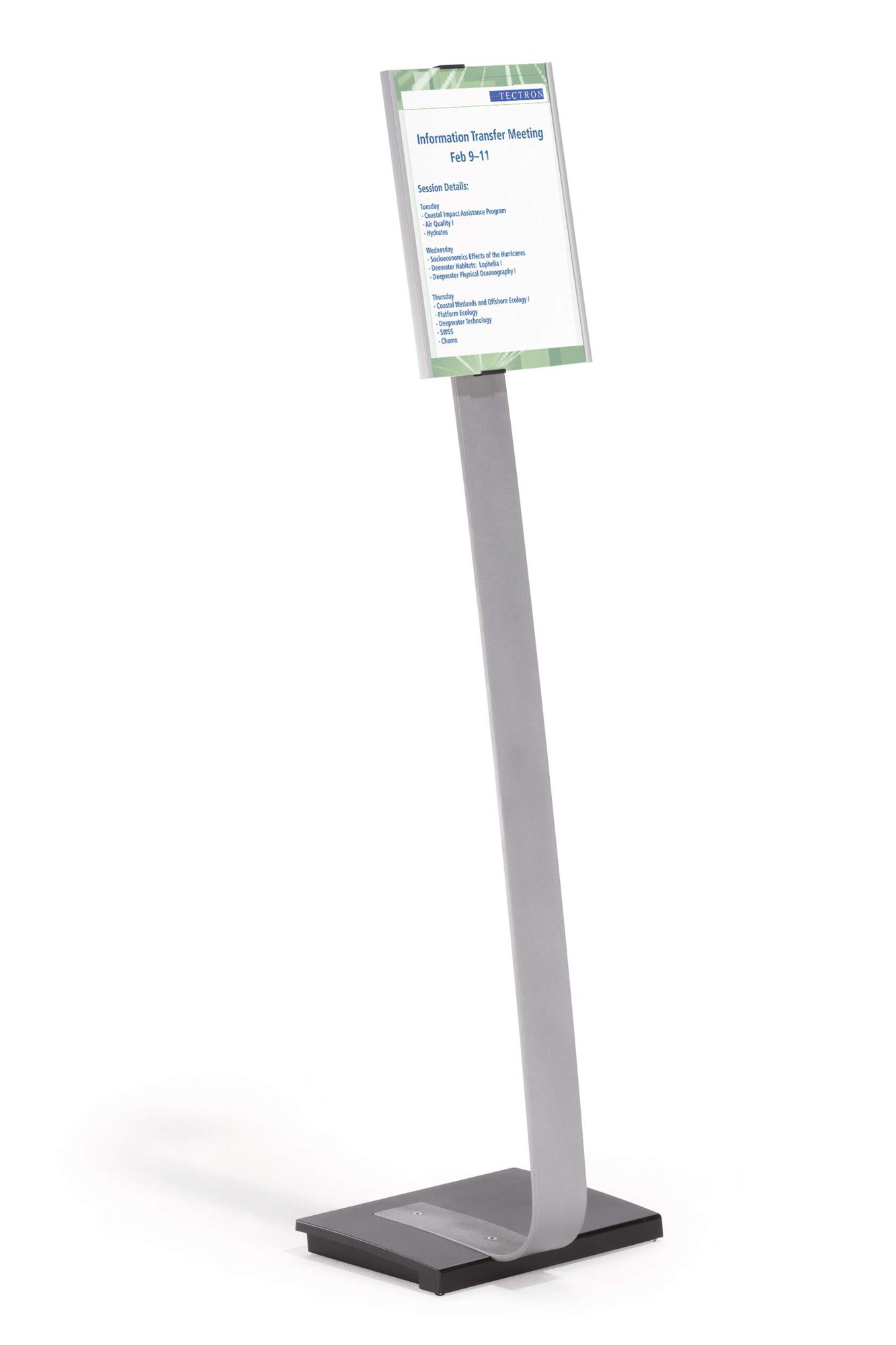 DURABLE INFO SIGN FLOOR STAND A4