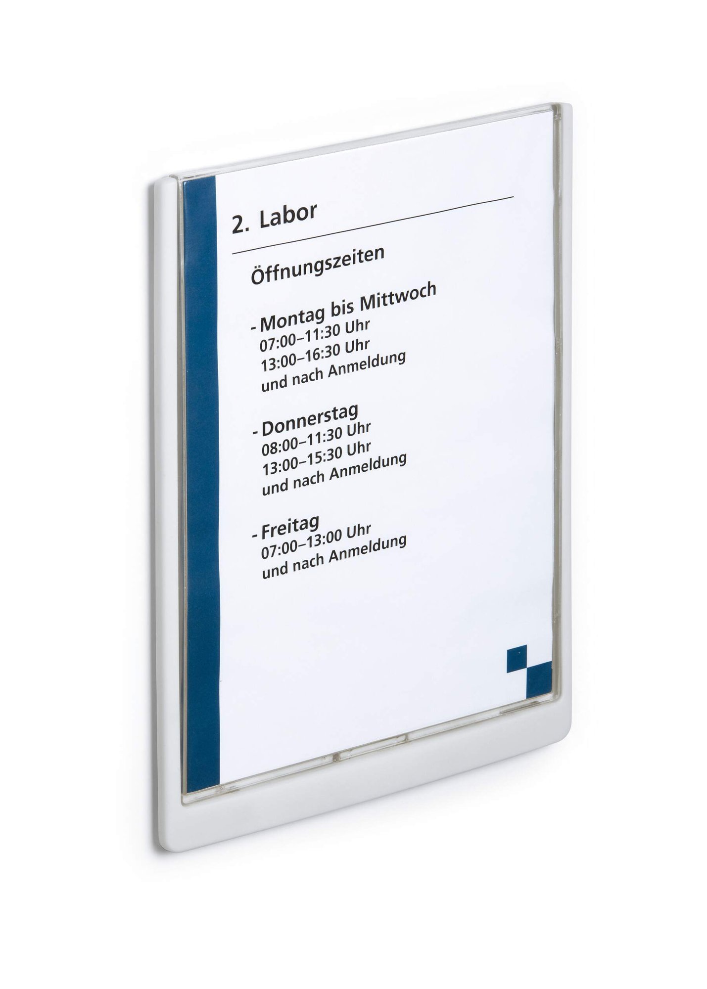 DURABLE CLICK SIGN A4 WHITE