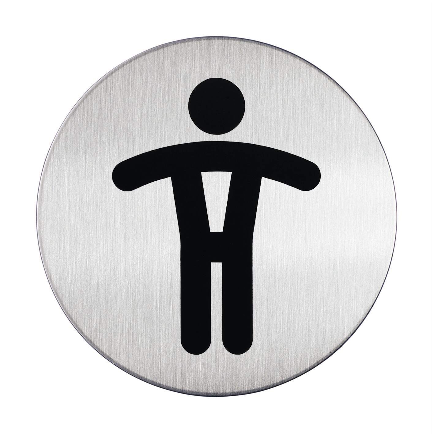 DURABLE PICTO 'MEN'S WC' SYMBOL 83MM