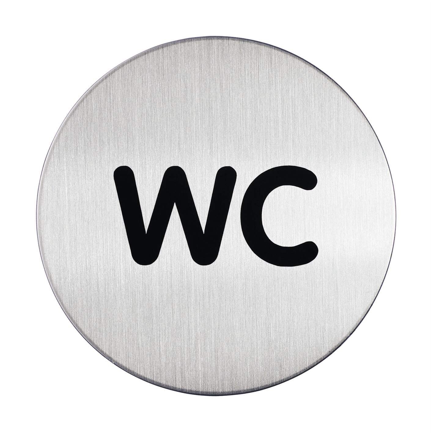 DURABLE PICTO 'WC' SIGN 83MM