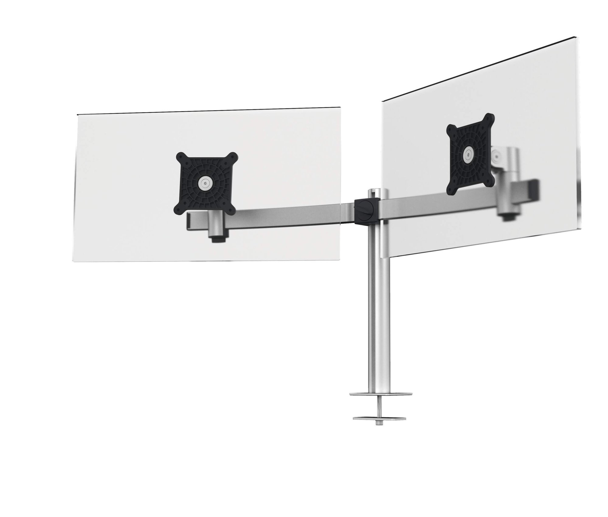 DURABLE 2 MONITOR MOUNT THROUGH DESK