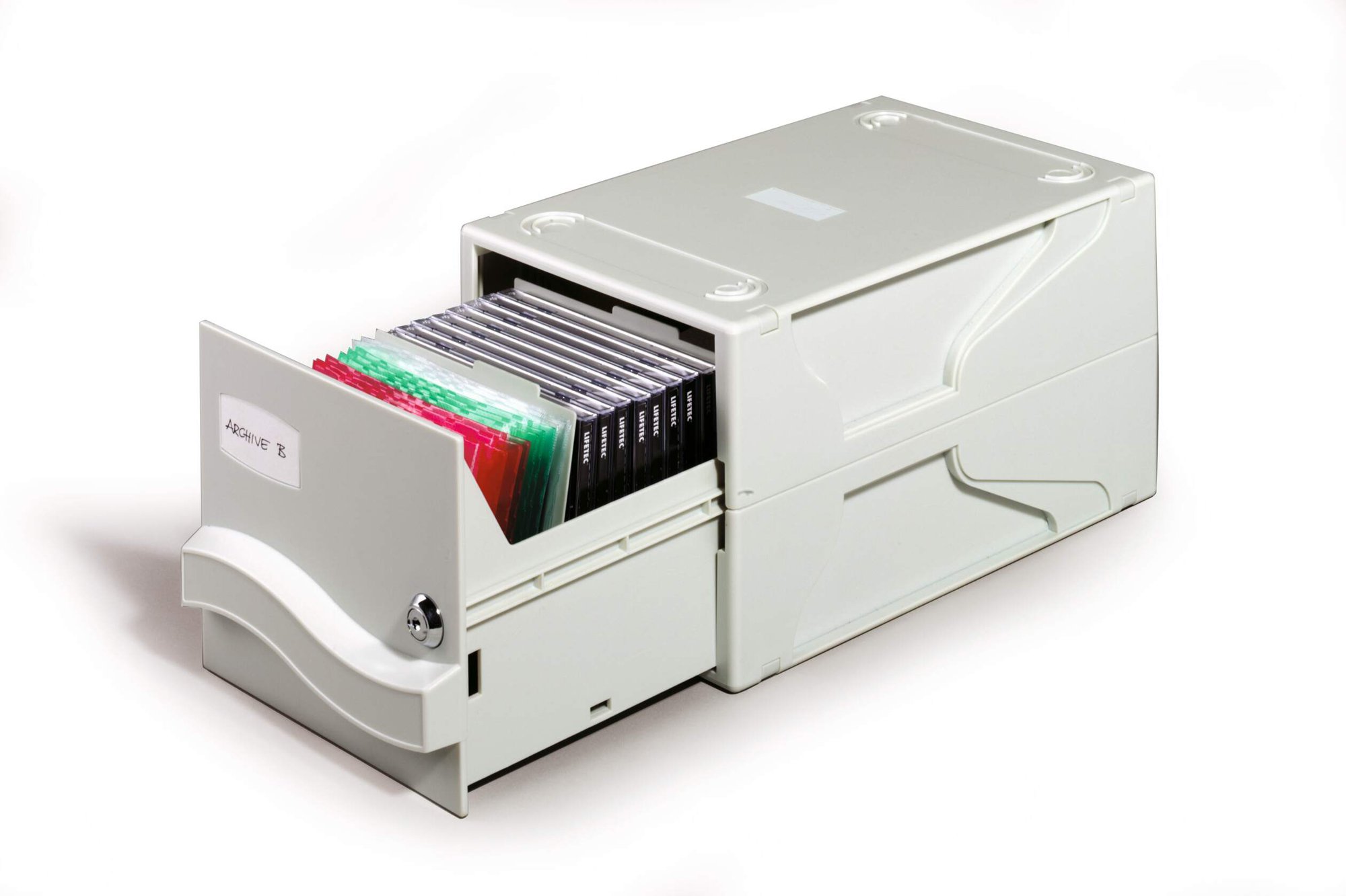 DURABLE CD/DVD MULTIMEDIA STORAGE BOX